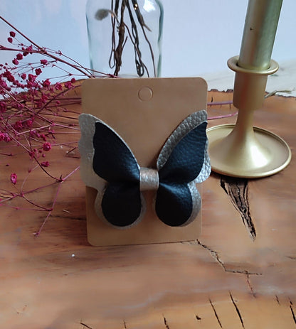 Barrette simili papillon "Rêverie"